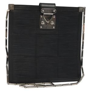 LOUIS VUITTON Epi Stretch Mojito Shoulder Bag Pouch Black M54612 LV Auth 127785